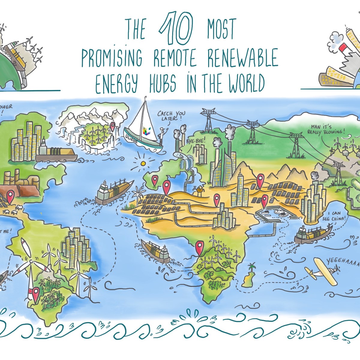 The 10 most promising remote renewable energy&nbsp;hubs